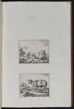 54-61. | Quelques animaux tirés au vif, et gravés sur le cuivre, / avec estude et travail par J. H. Roos. 1665.