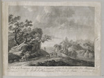 Berglandschaft mit Reisenden und Kuhhirte