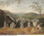 Landschaft mit Hünengrab