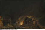 Nächtliche Feuersbrunst