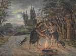 Die Zaubereien der Canidia und der Sagana, Studie