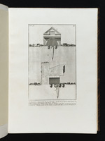 Aufriss und Schnitt eines Grabes in der Grabkammer des L. Arruntius