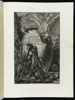 Titelblatt Band III: Die römischen Altertümer von Giambattista Piranesi, venezianischer Architekt, dritter Band über die Ruinen von Grabdenkmälern in Rom und der Umgebung