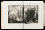 Ansicht der Überreste der Mausoleen und Grabgebäude entlang der Via Appia