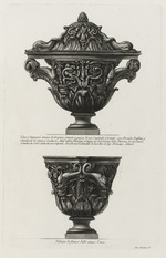 Zwei Ansichten einer Grabvase