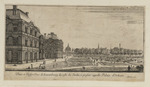 Ansicht der Gartenfassade des Palais du Luxembourg, Palais d