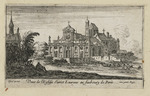 Ansicht der Kirche Saint-Laurent in der Vorstadt von Paris