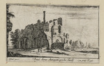 Ansicht einer antiken Ruine bei Tivoli