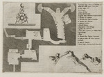 Plan und Ansicht der unterirdischen Gebäudeteile der Geburtskirche in Bethlehem
