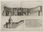 Zwei Schnitte der Grabeskirche in Jerusalem
