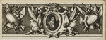 Bordüre mit dem Porträt Gaston de Bourbons