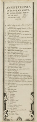 Bordüre mit der Legende zur Belagerung der Festung von Saint-Martin auf der Ile de Ré auf Latein