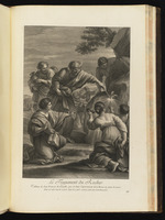 Moses schlägt Wasser aus dem Felsen