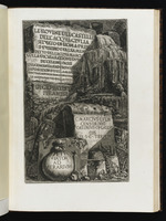Titelblatt: Die Ruinen des Kastells der Aqua Iulia in Rom [...]