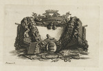 Vignette mit einem ornamentalen Relief