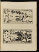 Six Feuilles numerotées avec le Titre sur Nro 1: Paravent de six Feuilles savoir: / 26. | Un Berger et une Bergère / Un Garçon assis, jouant de la flute, et un Garçon debout | ,, / ,, [Crepy]