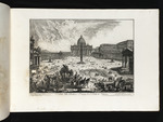 Ansicht des Petersdom und Platzes im Vatikan