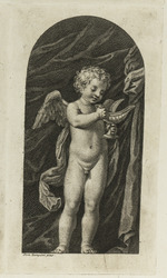 Stehender Putto mit Weihrauchschiffchen