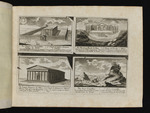 Drei Tempel und das Bacchustheater in Athen