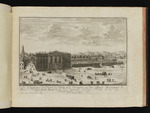 Ansicht des Palais Trautson mit Gärten und Orangerie in Wien
