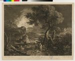 Die Pfeile des Apollo töten die Söhne der Niobe