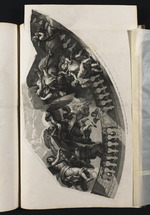 Teil des Kuppelfreskos in der Kapelle von Sceaux mit Engeln und Bundeslade