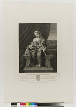 Thronende Maria mit Jesus und dem Johannesknaben