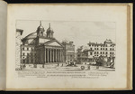 Die Piazza della Rotonda, mit den umgebenden Straßen durch Papst Alexander VII. vergrößert und geebnet