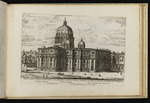 Seitenansicht der vatikanischen Basilika