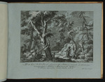 Landschaft mit zwei Büßenden