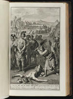 Samuel schneidet König Agag in Stücke