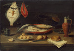 Mahlzeitstillleben mit Fischen