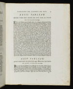 Tableaux du Roy. Vorwort Blatt 13