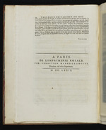 Tableaux du Roy. Vorwort Blatt 14