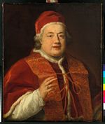 Brustbildnis des Papstes Clemens XIII.