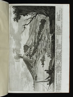 Ansicht des Vesuvs mit Lavastrom beim Atrio del Cavallo vom Ausbruch im Jahre 1751