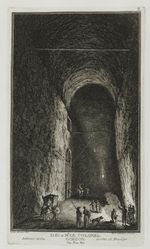 Das Innere der Grotte des Posillipo