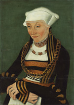 Bildnis einer Frau, Halbfigur