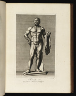Statue des Herkules mit den Äpfeln der Hesperiden