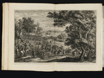 Der König in seiner Kalesche in Begleitung der Damen im Bois de Vincennes