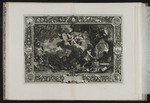 Tapisserie mit der Darstellung des Elements Feuer