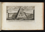 Die Ruine einer Pyramide aus Marmor