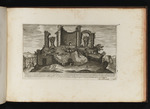 Die Ruine des Kastells der Aqua Martia oder Julia