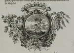 Devise mit Rose "Für das Carrousel"