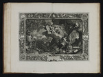 Tapisserie mit der Darstellung des Elements Feuer