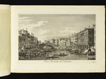 Ansicht des Canal Grande mit der Rialto Brücke