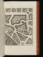 Das für den ersten Präsidenten des Parlaments von Paris entworfene Parterre und das von Beeten umgebene Broderieparterre