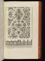 Broderieparterre und Zaun