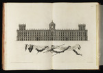 Aufriss des Palastes von Caserta, Gartenfassade