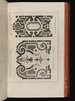 Von Le Nôtre entworfenes Parterre in Issy und von Le Blond entworfenes Parterre